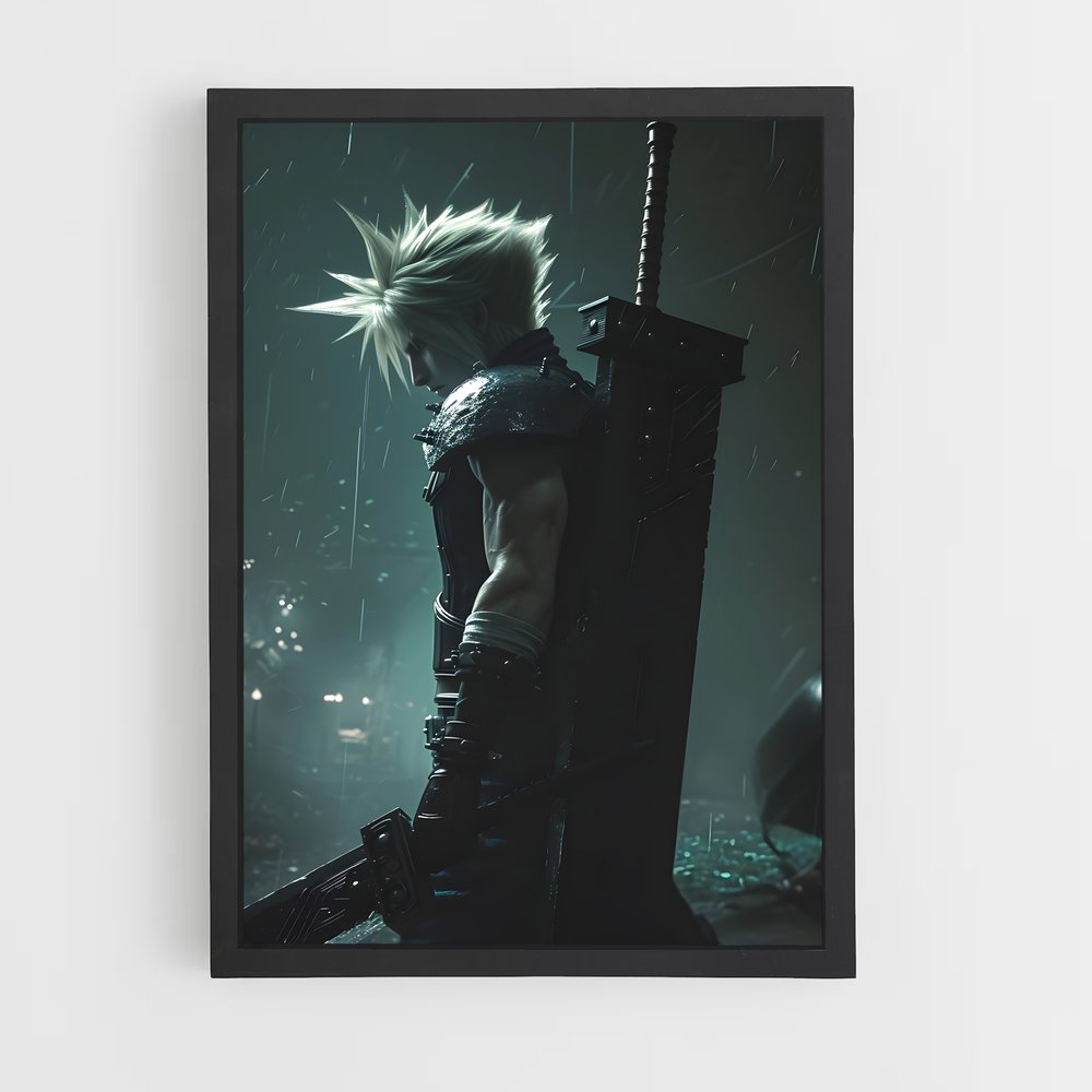 Poster L'Épée de l'Héroïque – affiche Final Fantasy (vue 2)